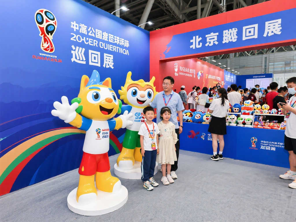 世界杯吉祥物巡展活动登陆北京,现场热闹非凡 世界杯吉祥物巡展活动登陆北京,现场热闹非凡